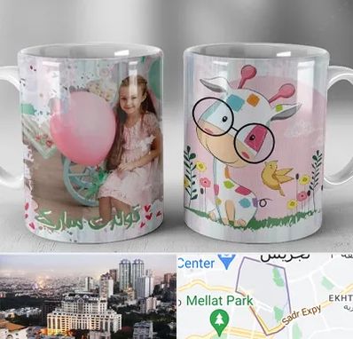 چاپ روی لیوان در الهیه 