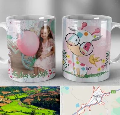 چاپ روی لیوان در نکا