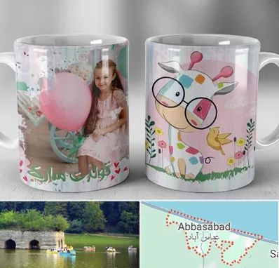 چاپ روی لیوان در عباس آباد