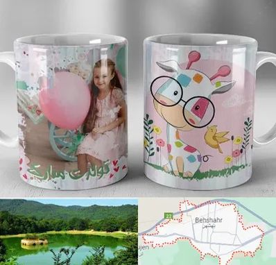 چاپ روی لیوان در بهشهر