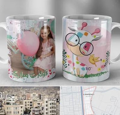 چاپ روی لیوان در اسکندری