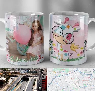 چاپ روی لیوان در ستارخان شیراز 