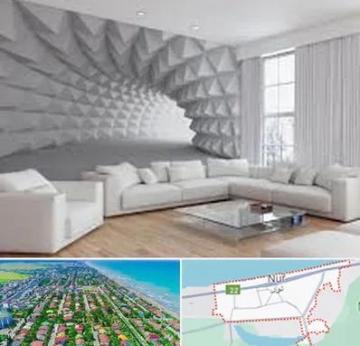 چاپ کاغذ دیواری در نور