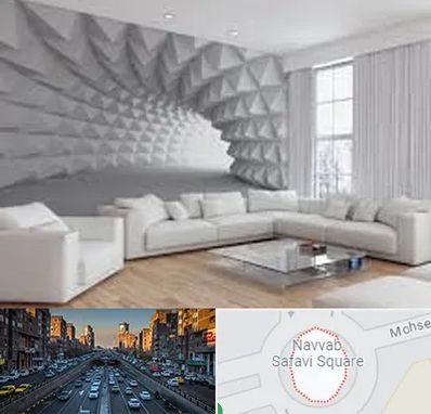 چاپ کاغذ دیواری در نواب 