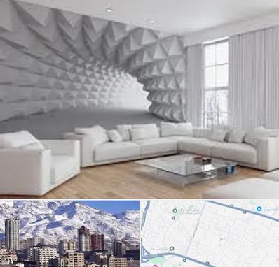 چاپ کاغذ دیواری در ازگل