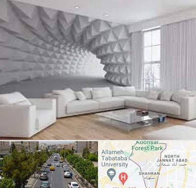 چاپ کاغذ دیواری در شهران 