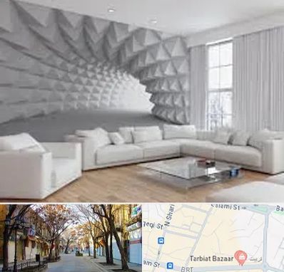 چاپ کاغذ دیواری در تربیت تبریز