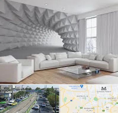 چاپ کاغذ دیواری در جنوب تهران 