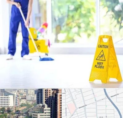 نظافت ساختمان در خیابان بهشتی