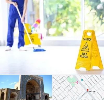 نظافت ساختمان در مصلی مشهد