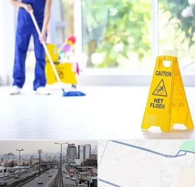 نظافت ساختمان در بلوار ارتش