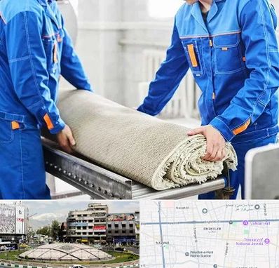 قالی شویی در مرکز تهران