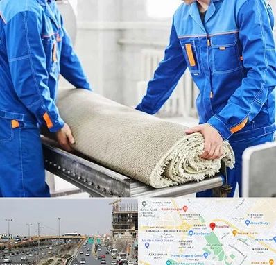 قالی شویی در بلوار توس مشهد