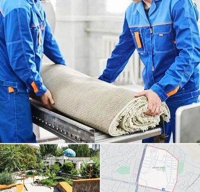 قالی شویی در باغمیشه تبریز