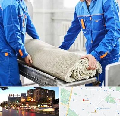 قالی شویی در بلوار سجاد مشهد