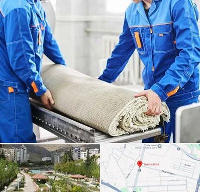 قالی شویی در بلوار تعاون