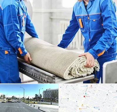 قالی شویی در بلوار کلاهدوز مشهد