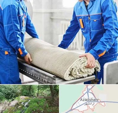 قالی شویی در آزادشهر