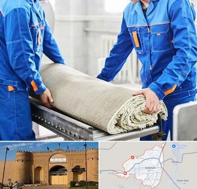 قالی شویی در ایرانشهر