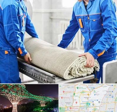 قالی شویی در منطقه 3 تهران