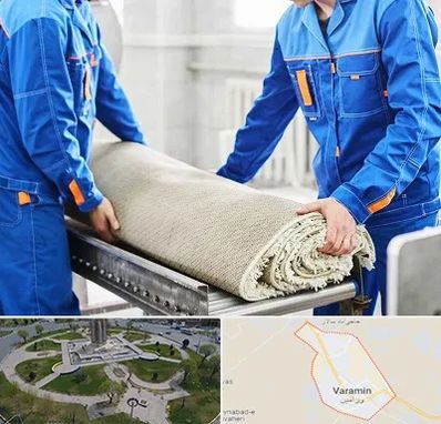 قالی شویی در ورامین