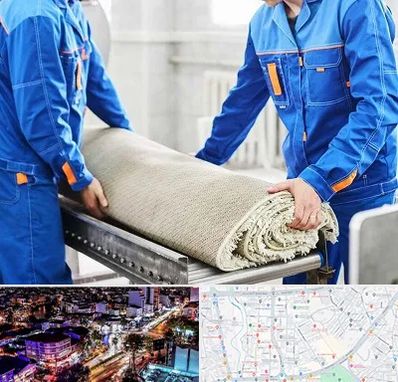 قالی شویی در منظریه رشت