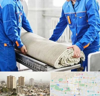 قالی شویی در منطقه 5 تهران