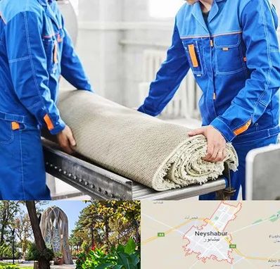 قالی شویی در نیشابور