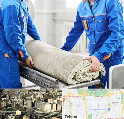 قالی شویی در مرزداران