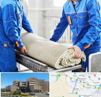 قالی شویی در صیاد شیرازی مشهد