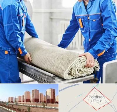 قالی شویی در پردیسان قم