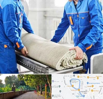 قالی شویی در بلوار گیلان رشت