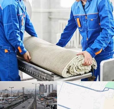 قالی شویی در بلوار ارتش