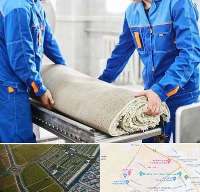 قالی شویی در الهیه مشهد