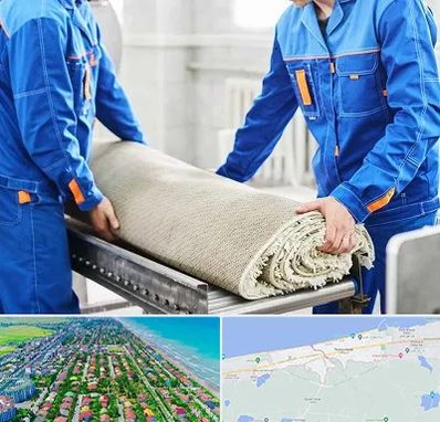 قالی شویی در فریدونکنار