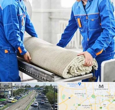 قالی شویی در جنوب تهران