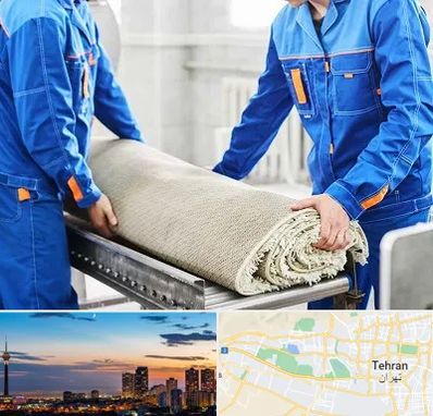 قالی شویی در غرب تهران تهران