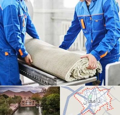 قالی شویی در دامغان