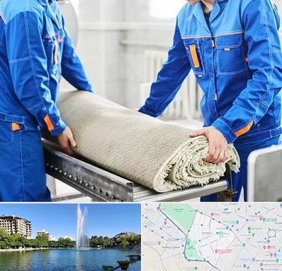 قالی شویی در کوهسنگی مشهد