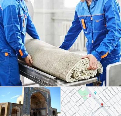 قالی شویی در مصلی مشهد