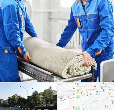 قالی شویی در میدان کاج