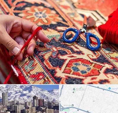 رفوگری فرش در ازگل