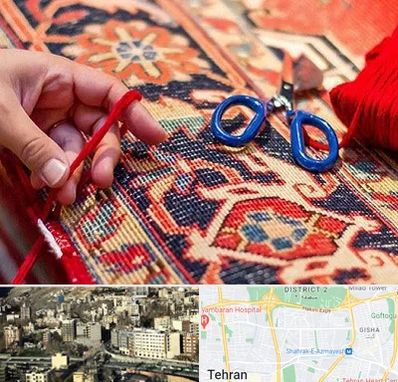 رفوگری فرش در مرزداران