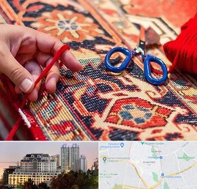 رفوگری فرش در فرشته