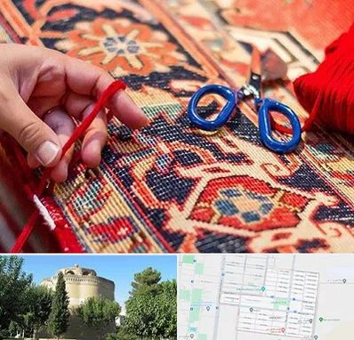 رفوگری فرش در مرداویج اصفهان