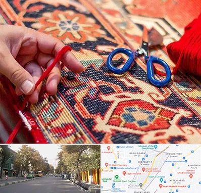 رفوگری فرش در شریعتی