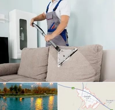 مبل شویی در قروه