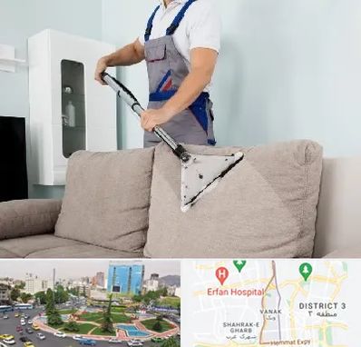 مبل شویی در ونک تهران