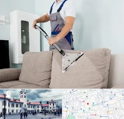 مبل شویی در میدان شهرداری رشت