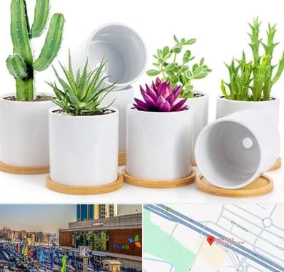 فروش گلدان سرامیکی در لاله پارک تبریز